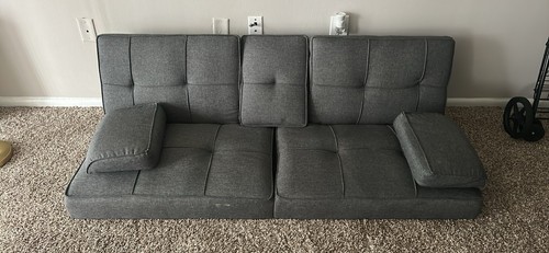 Gray futon not used - futon,, all